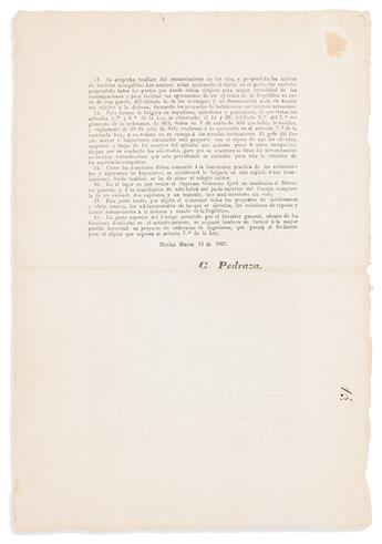 (MEXICO.) Regulations for the organization of the National Corps of Engineers.